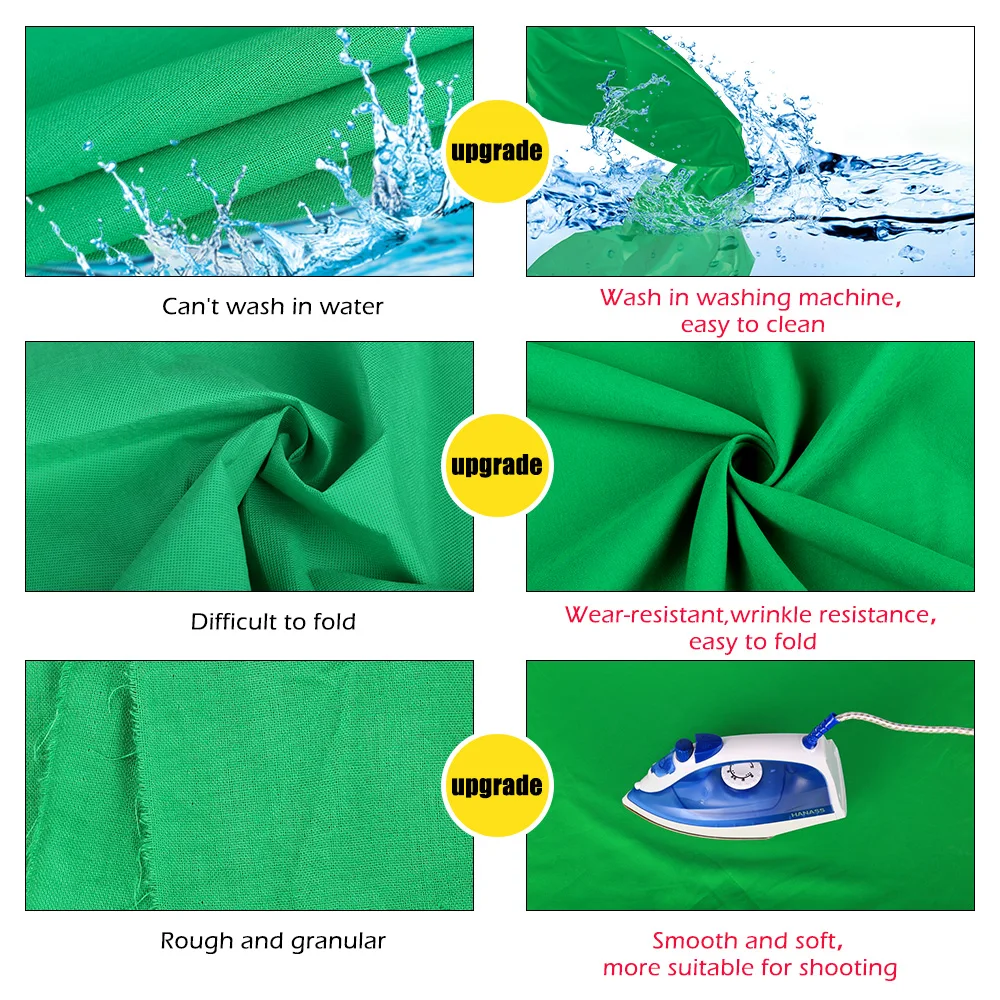 ฉากหลังรูปตัวทีสำหรับถ่ายภาพฉากหลังสำหรับถ่ายภาพสตูดิโอถ่ายภาพคลิปหนีบสีเขียว