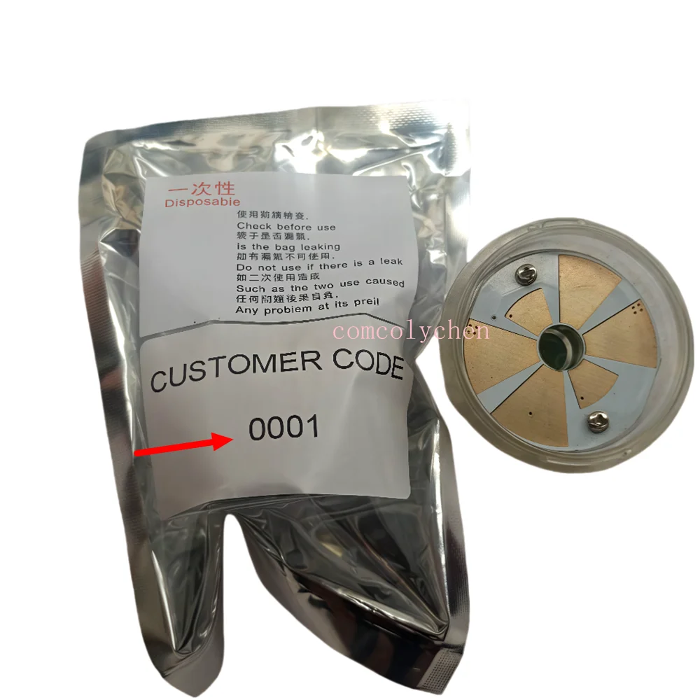 10 шт., одноразовая микроигла 2 поколения, RF-игла, позолоченная, 10/25/64 контакта, нано для микроигольной RF-машины, код 0001