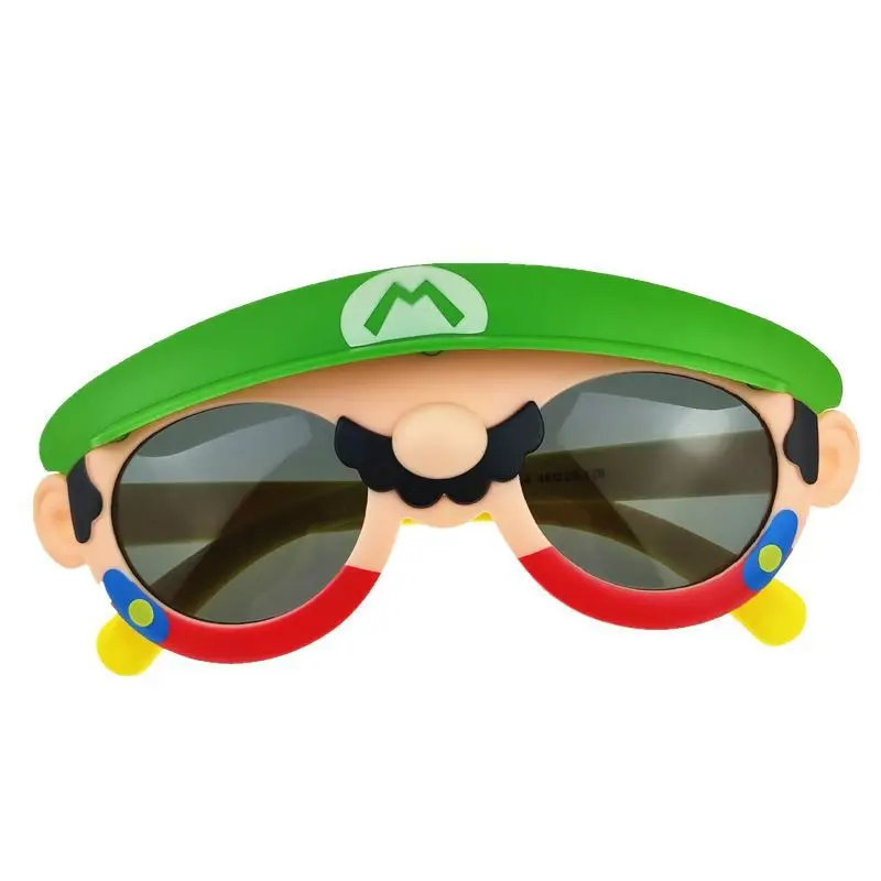 نظارات سوبر ماريو بروس للأطفال نظارات حفلات أعياد الميلاد ملابس محاكاة ساخرة إكسسوارات نظارات شمسية للأطفال ألعاب دعائم لويجي هدايا