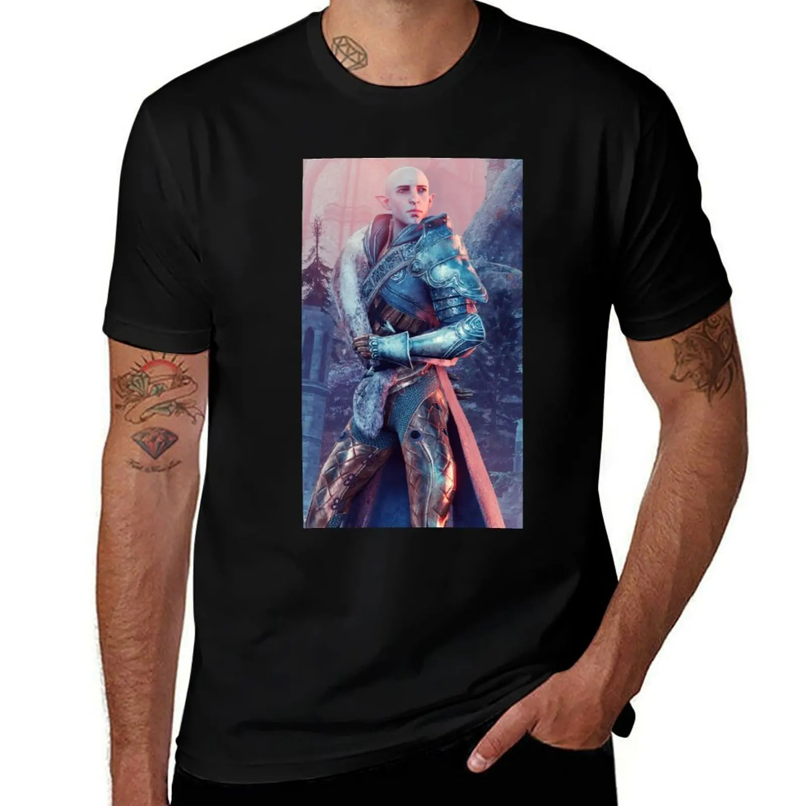 

Solas Dragon Age Inquisition T-Shirt Funny t-shirt vintage graphic tee cute clothes cotton t shirt men
