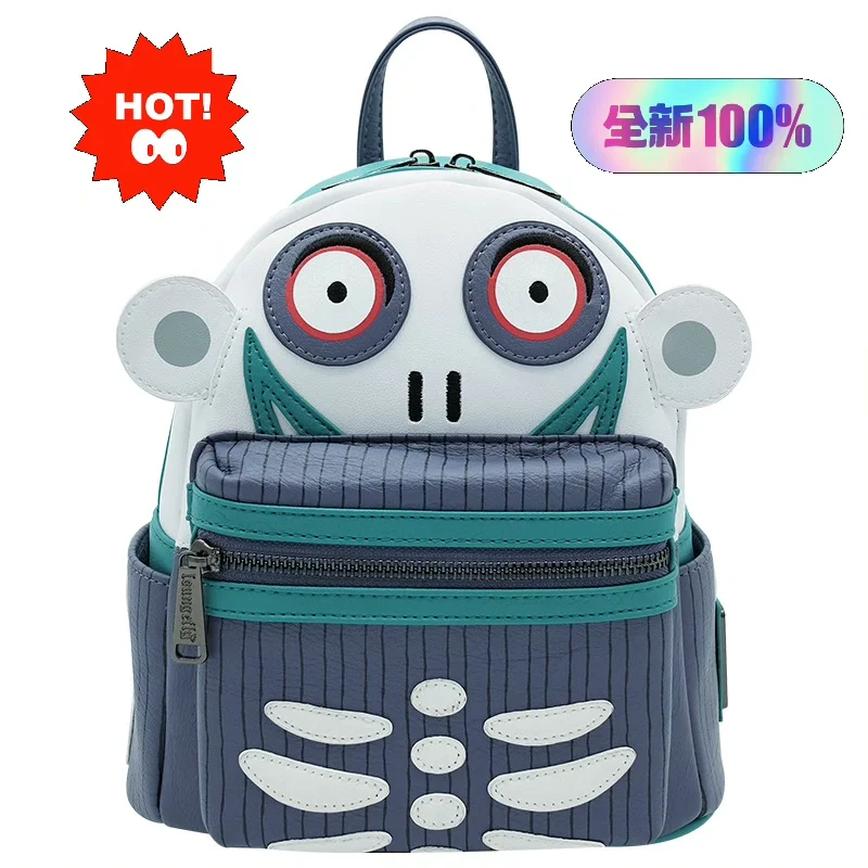 Loungefly-Mini sac à dos pour enfants, Fright Barrel Cosplay, Creative Casual Bag, Cadeau pour garçon, Veille de Noël, Nouveau, 2024