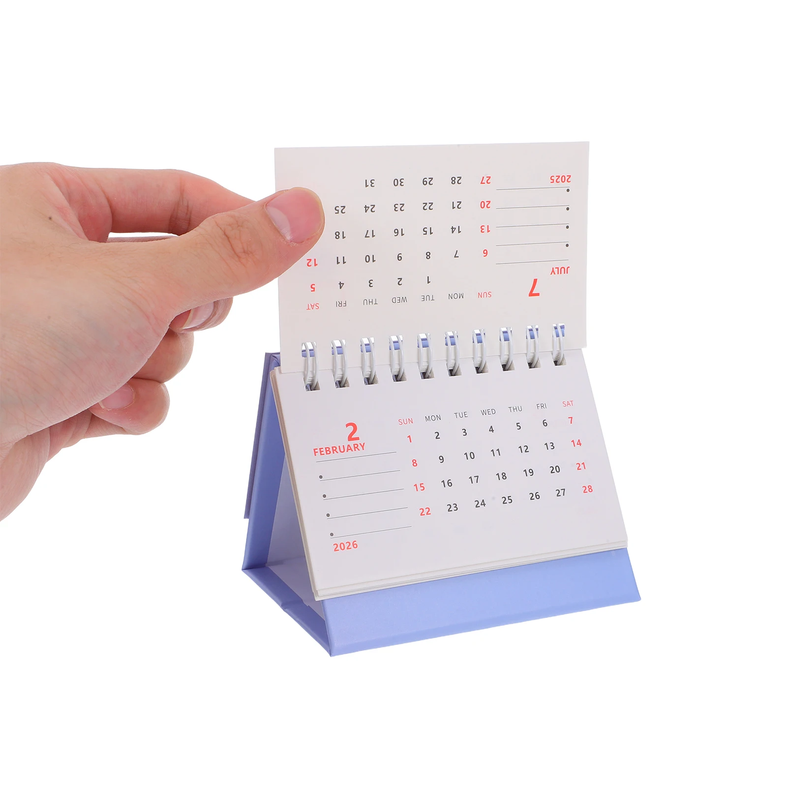 

2026 Mini Desk Planner Standing Flip For Daily Use Thick Paper Office Home Decorative Desktop Scheduling Supplies 2026 Desk Mini
