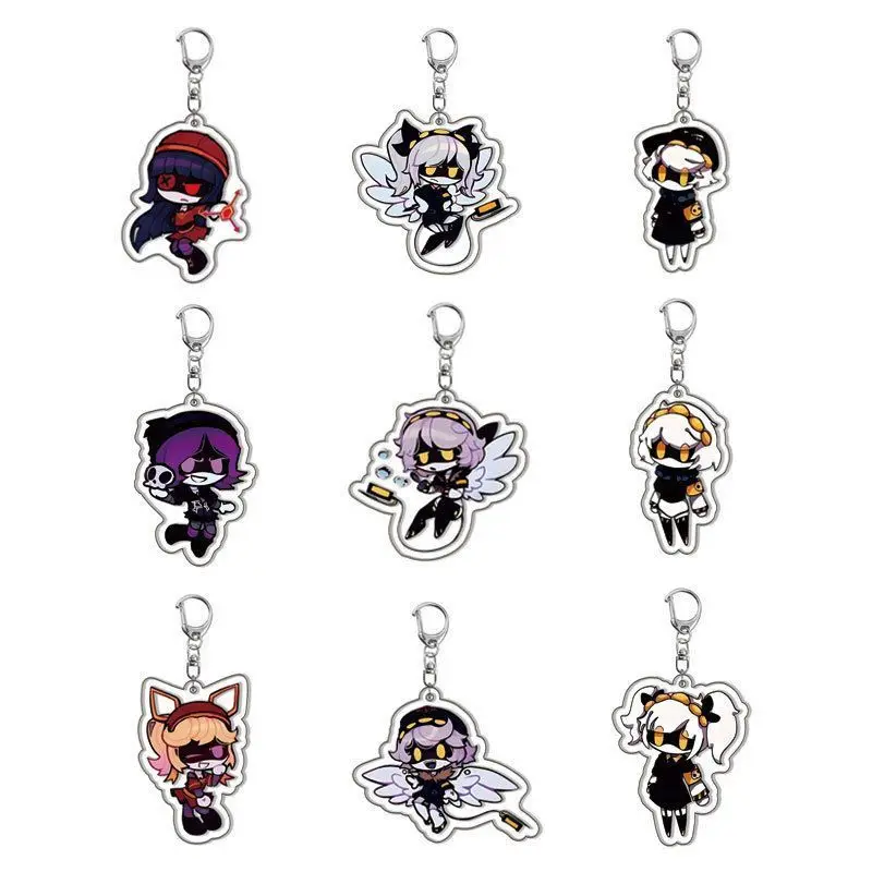 

Murder Drones Cartoon Surroundings Acrylic Keychain Uzi N Figure Cartoon Student Key Keyring Bag Decor Chain Pendant Collect