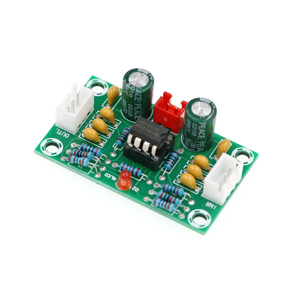 NE5532 Tone Board Preamplifier Operational Amplifier Module Audio Preamp 5 Times Wide Voltage DC12-30V