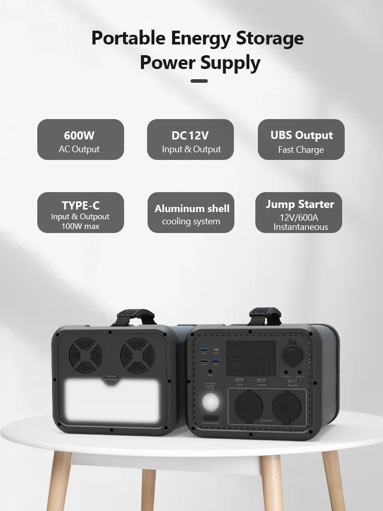 110V/220V/100V   Hotsale  Powerbank 50Ah 600W for Laptop Mobile Phones /Consumer Electronics