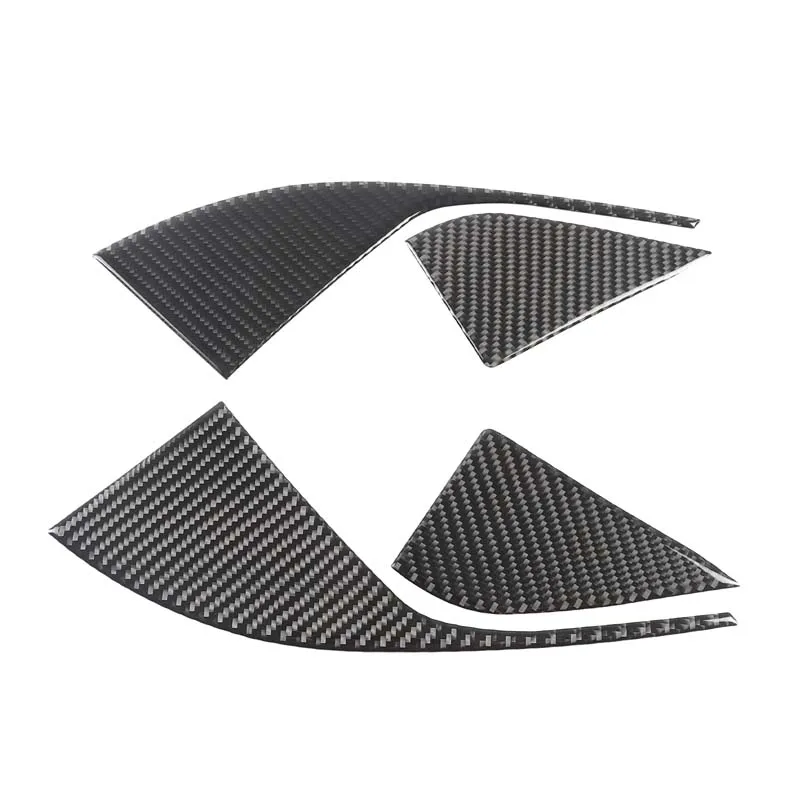 For Nissan Pathfinder 2013-2018 Car Door Tweeter Decorative Panel Sticker Soft Carbon Fiber Interior Accessories