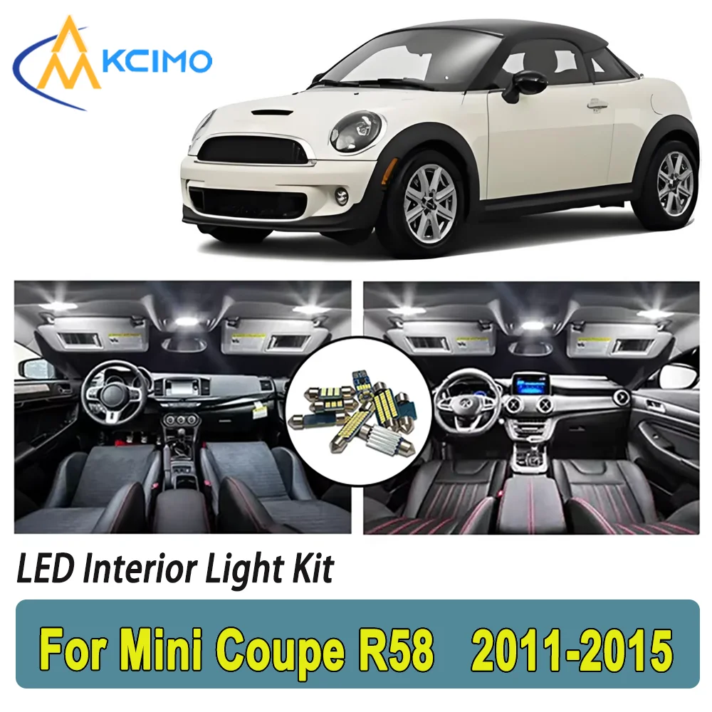 

New Light Bulb For Mini Coupe R58 (2011-2015) Premium Bright LED Interior Dome Map Trunk Light Kit Car Led Lamps Canbus Lamps