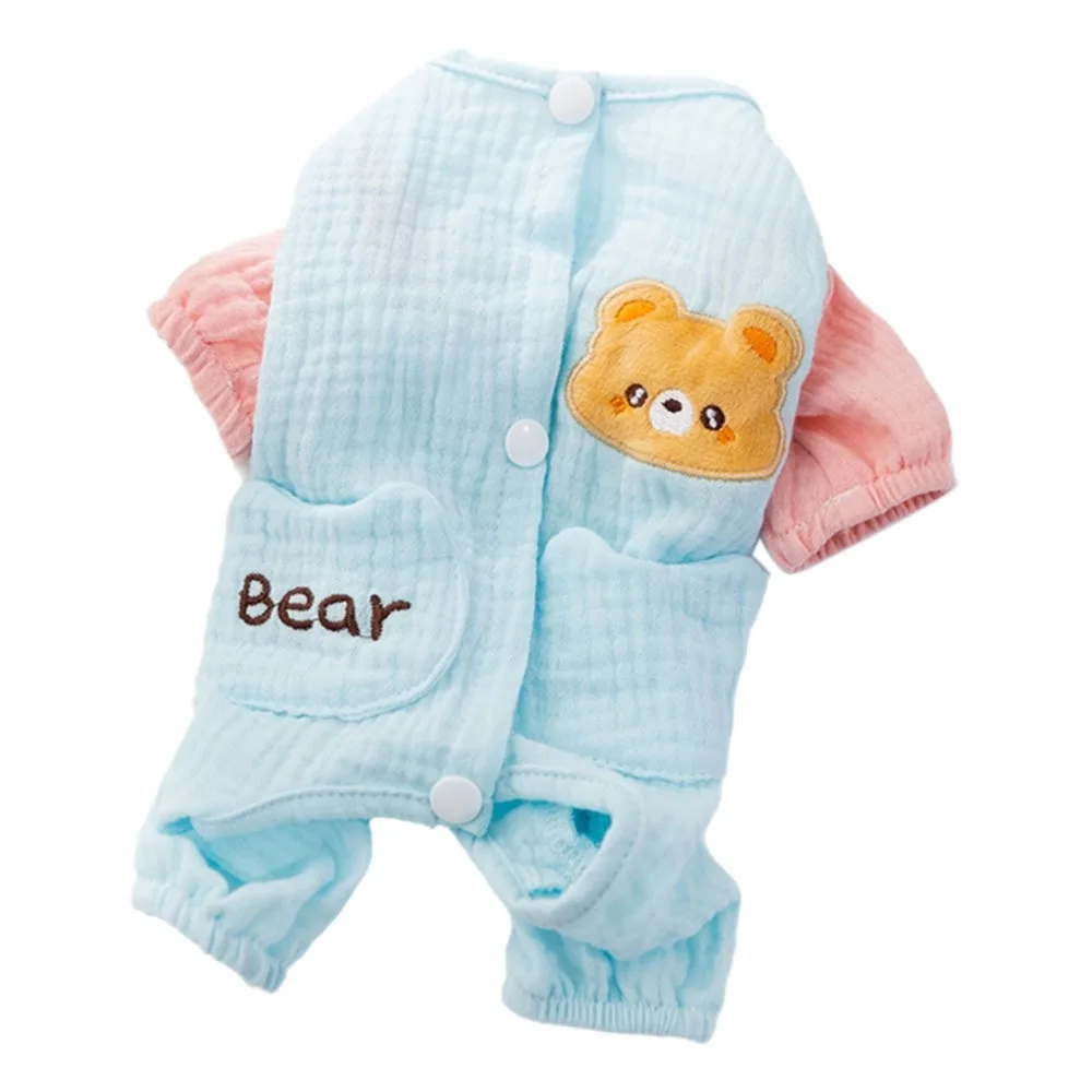 

Double-Layer Yarn Pet Four Legs Clothes Soft Comfortable Small Dog Cooling Vest Anti Cold Belly Protection Pet Jumpsuits