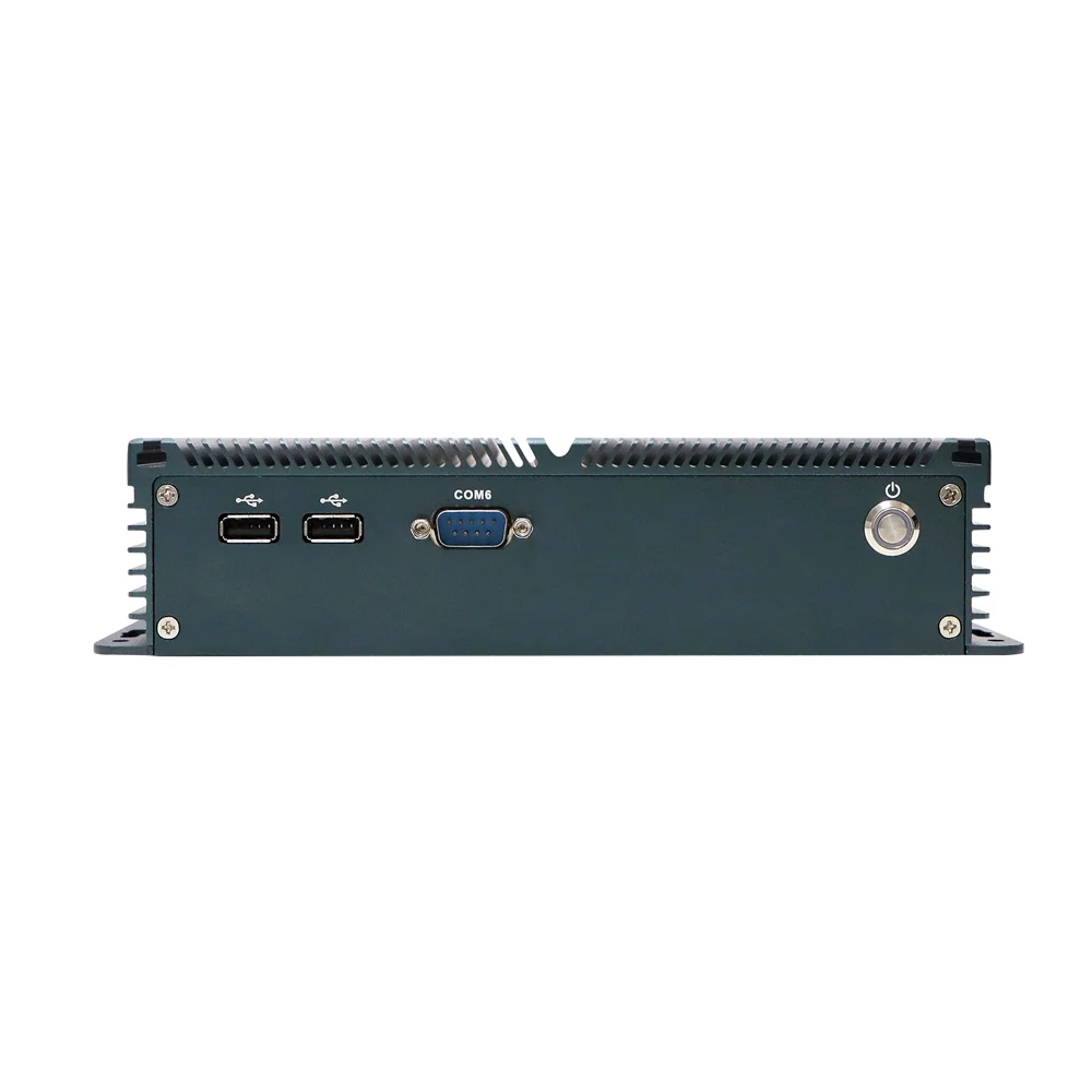 HUNSN Fanless Industrial Computer,Mini Computer, IPC,Intel N10,IX13,TPM 2.0, Wi-Fi 6, BT5.2, 6xCOM1/2 for RS232/RS485, 2LAN