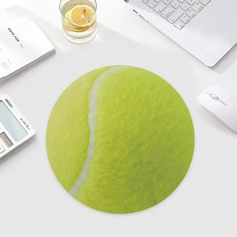 

Tennis creative pattern round mouse pad, small size office and home laptop, student dormitory study desk pad, high quality