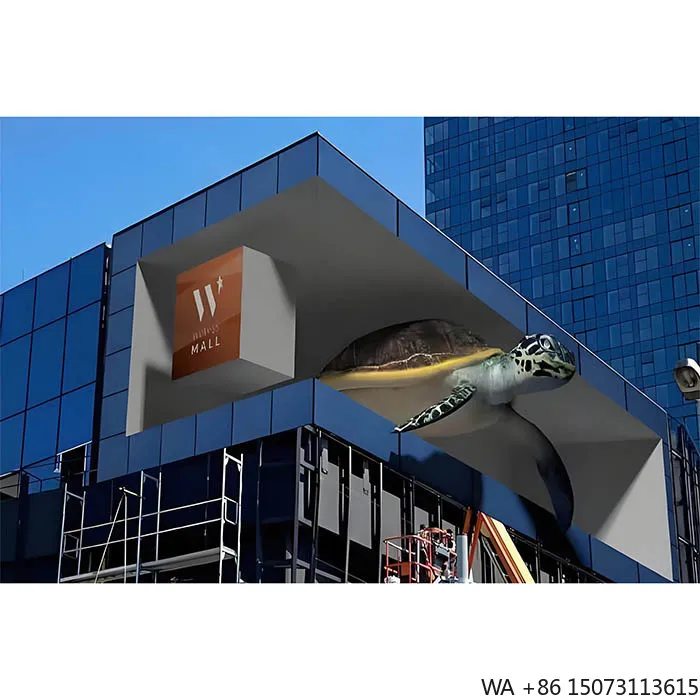 

Наружный 3D светодиодный дисплей P4/P5/P6/P8/P10 Naked Eye — фиксированная панель для рекламы Landmark