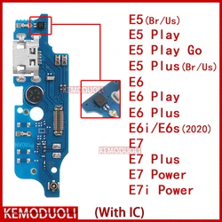 Usb Dock Charger Connector for Motorola Moto E5 E6 E6i E6S E7 E7i Play Go Plus Power Charging Board Module Flex Ports