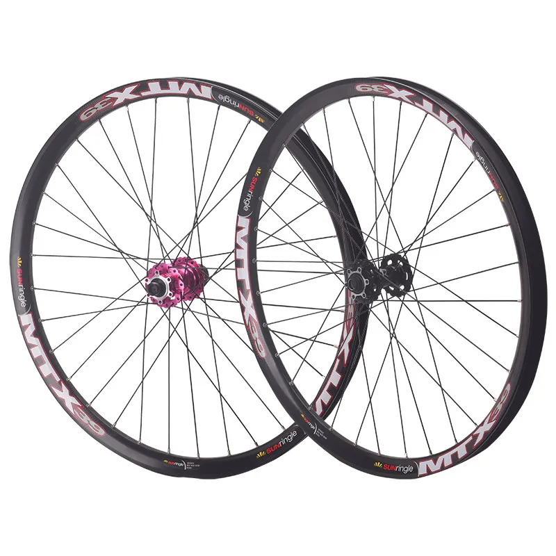 Sunringle MTX39 Mountain bike wheel set 26/27.5inch MTB Aluminum