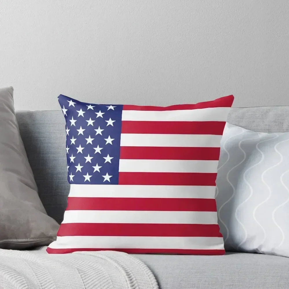 

American flag Throw Pillow Cushion Cover Set Luxury Sofa Cushions Plaid Sofa Sofa Cushion Cover pillow