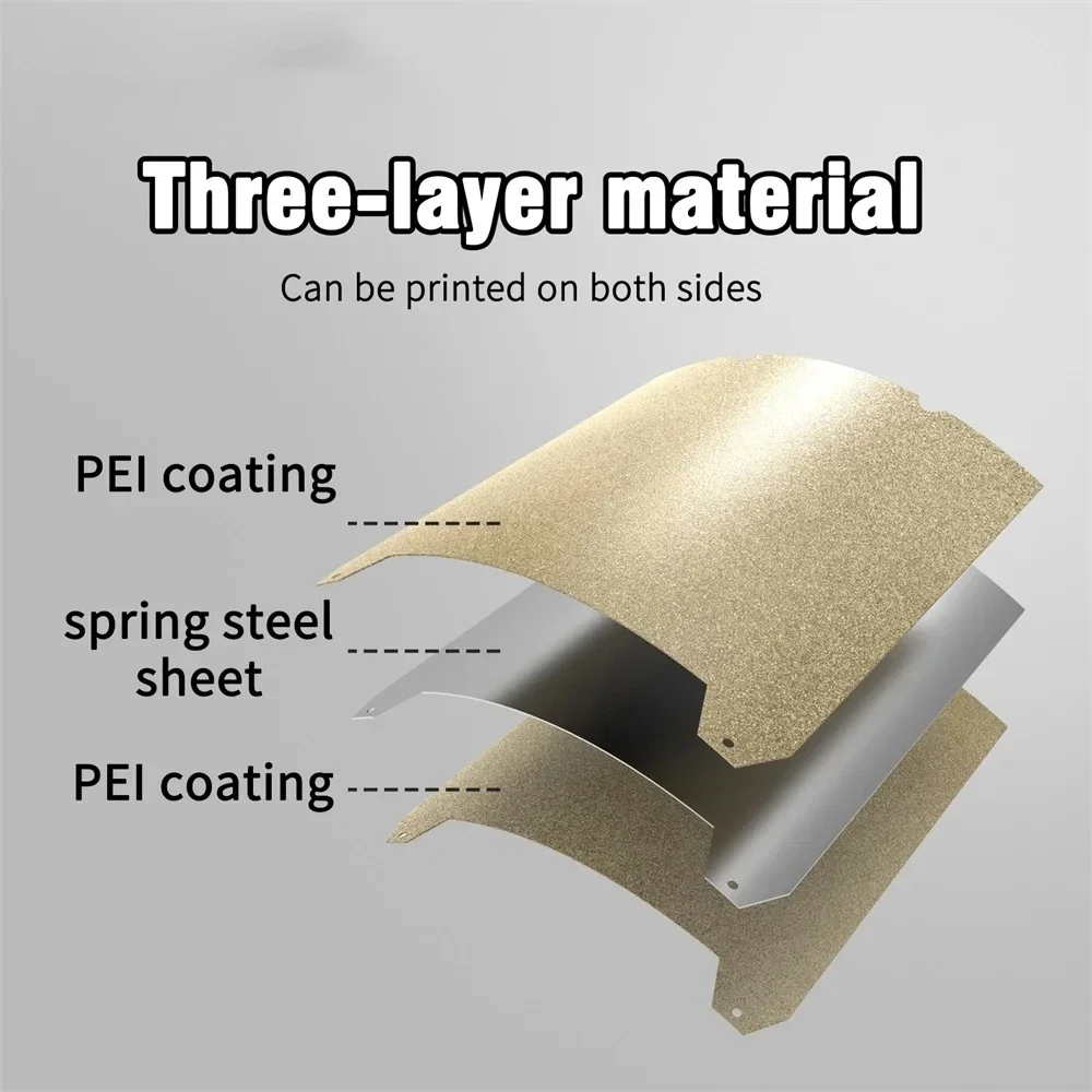جديد PEI + PEI لـ Creality K1 ورقة مزدوجة الجانب سرير حراري 235X235 مللي متر PEI قاعدة مغناطيسية بناء لوحة لـ Ender 3 K1/S1 Pro/Ender 5 S1 #4