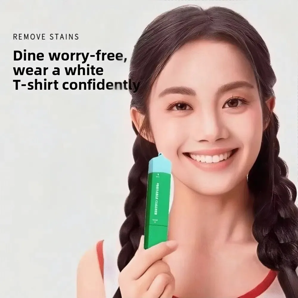 

15ml Stain Remover Pen Instant With Brush Head Emergency Stain Remover Portable Double Head Water-free Stain Remover