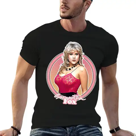 Samantha 80s Fox Fan T-Shirt man graphic t shirt t shirts for man graphic tees T-Shirt