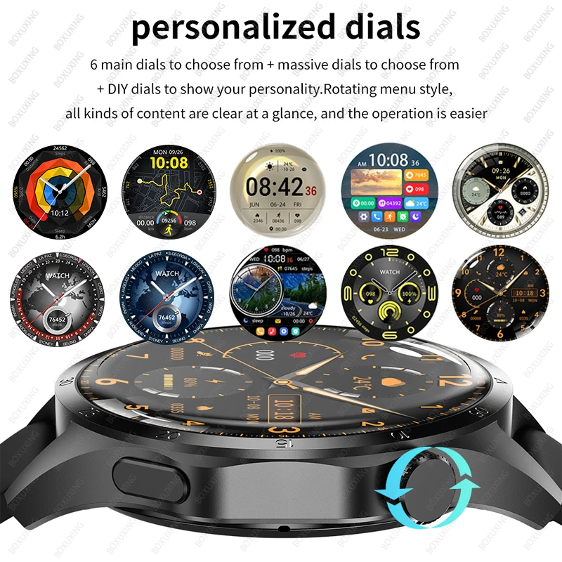 GPS NFC Smartwatch Men 360*360 AMOLED HD Screen Bluetooth Call Waterproof Men Smart Watch Man 2025 New For Huawei Watch GT5 PRO image 3