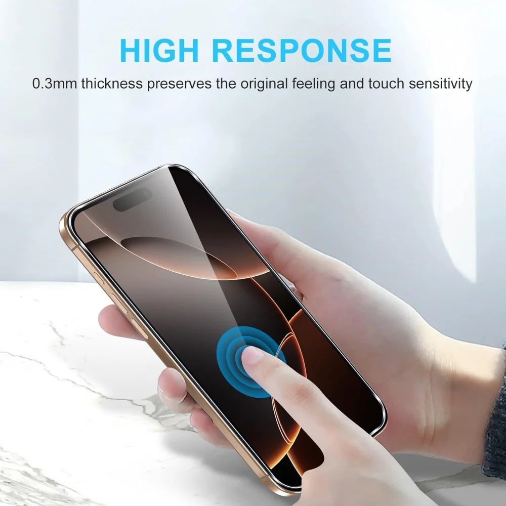 1~5PCS HD Tempered Glass For iPhone 16 17 Pro Max 16e 15 14 13 12 Screen Protector Film For iPhone 11 13 Mini Protective Glass image 6