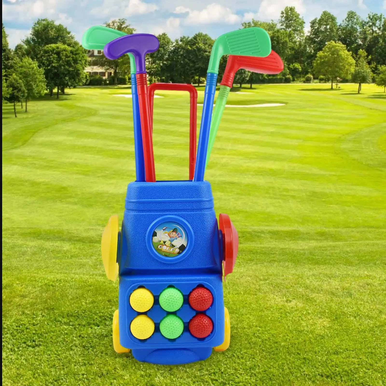 Kids Golf Club Set Toy Educational Toy Mini Birthday Gifts for Toddlers Kids