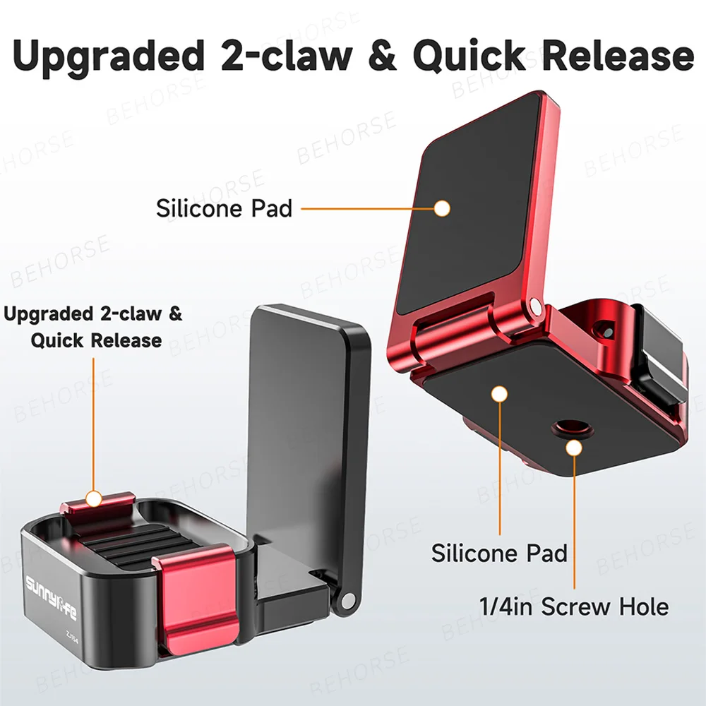 

Pocket 4/3 Magnetic Mount Metal Quick-Release Expansion Bracket Desktop Base 1/4-Inch Adapter for DJI Osmo Pocket 4 Accessories
