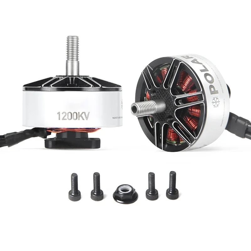 Motore da corsa motore brushless impermeabile POLAR XC3000 argento per FPV Dr-one Multirotor