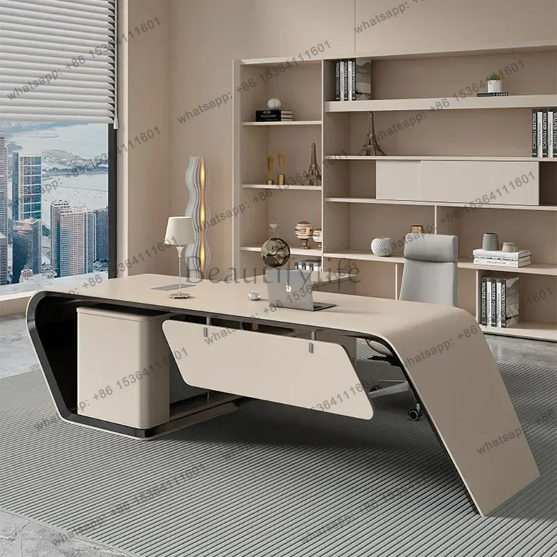 LD Aesthetic Offices Desk Organizer Executive Storage Dressing Display Office Desk Designer Escrivaninha Living Room Furniture