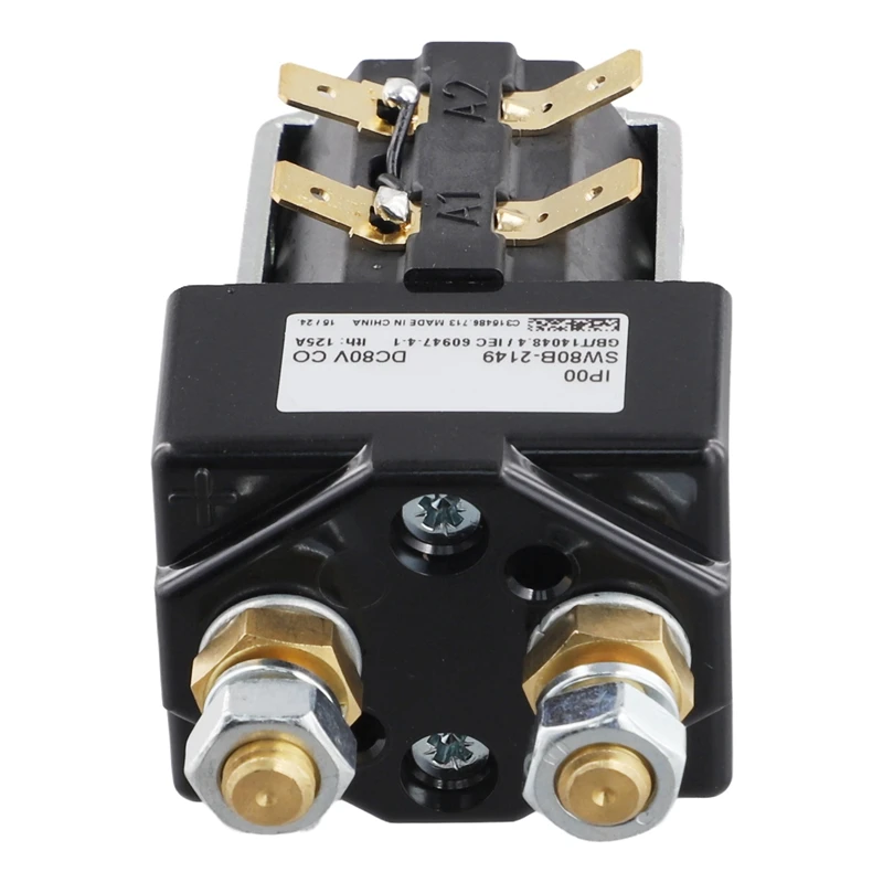 80V/125A DC Contactor For Albright Contactor SW80B-2149 Replace SW80B-62 Mechanical Equipment Solenoid Valve