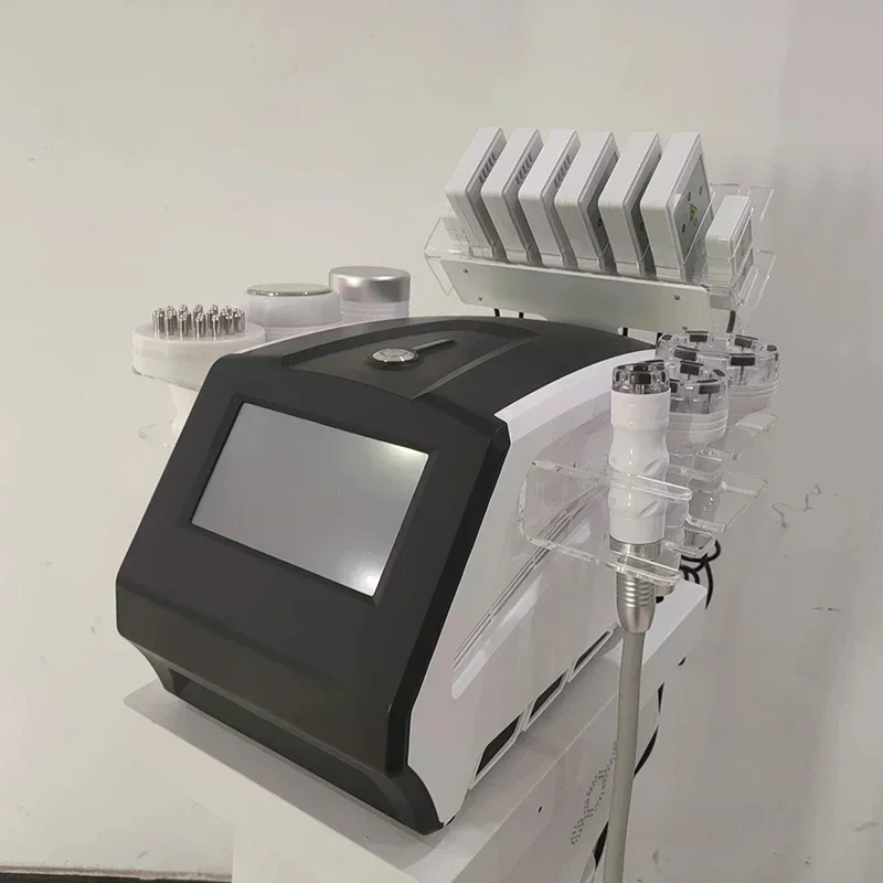 Portabel 6 In 1 Vakum R Kontur Tubuh R Rongga 40K 80K Bentuk S Cavit 3D Lipo R 80K Cavit Mesin Pelangsing Tubuh