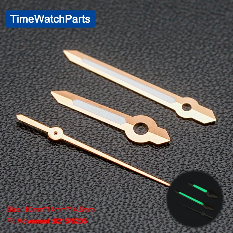 High quality watch hands green luminous hands suitable for ETA 2836 2824/8205 8215 movements
