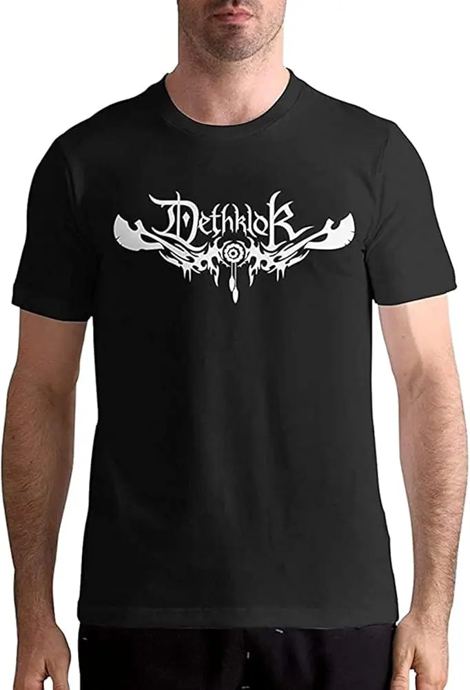 Dethklok Men Music T-Shirt Men Unisex Tee Cotton Luxury brand vintage oversized