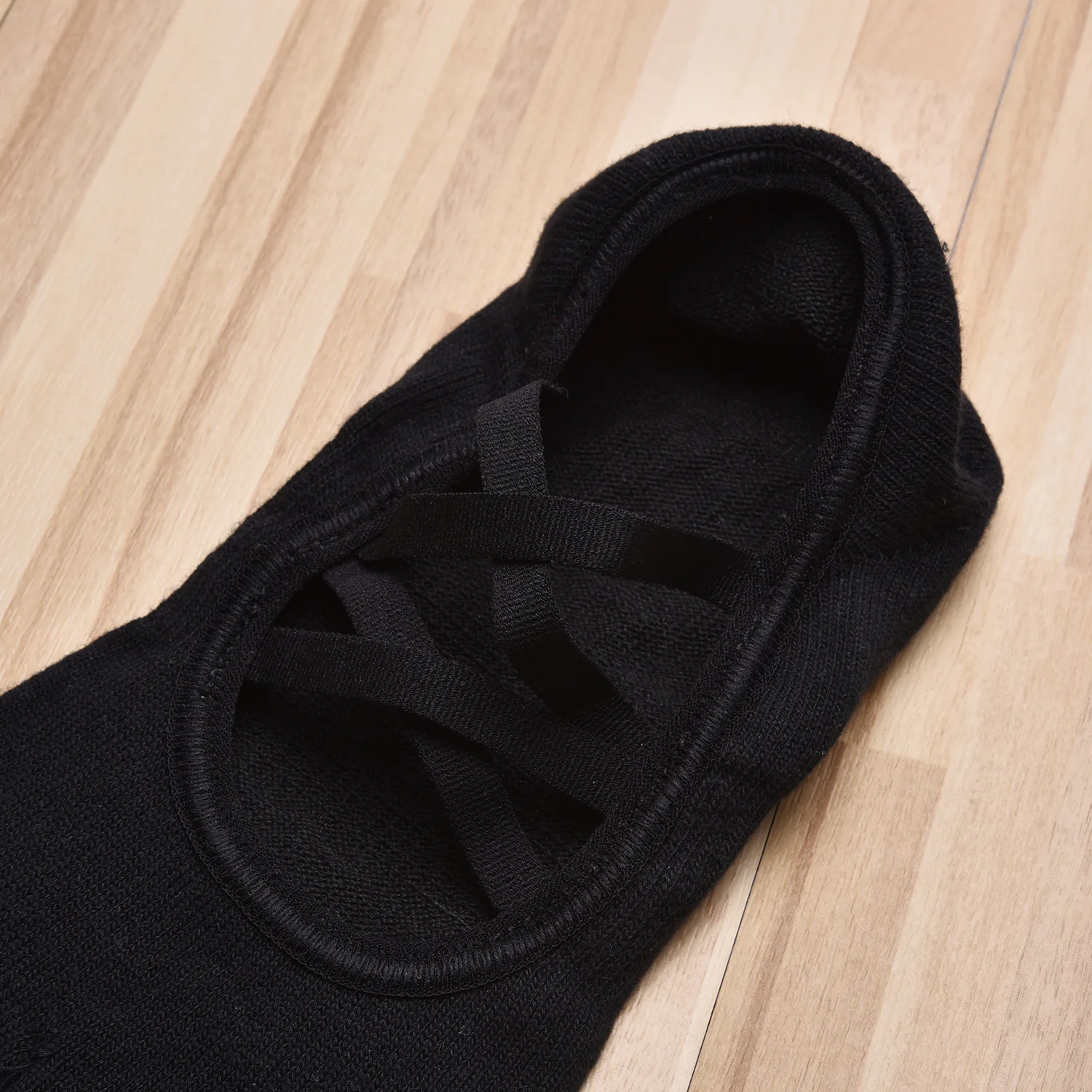 Women Bandage Breathable Pilates Socks Ladies Anti-slip Cotton Backless Sock Five Toes Ballet Dance Fitness Workout Sports Socks image 5