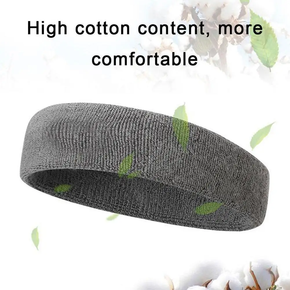 

Pure Color Sports Headband Running Headwear Sweat-Absorbent Headband Basketball Antiperspirant Belt Fitness Sweat Guide Belt