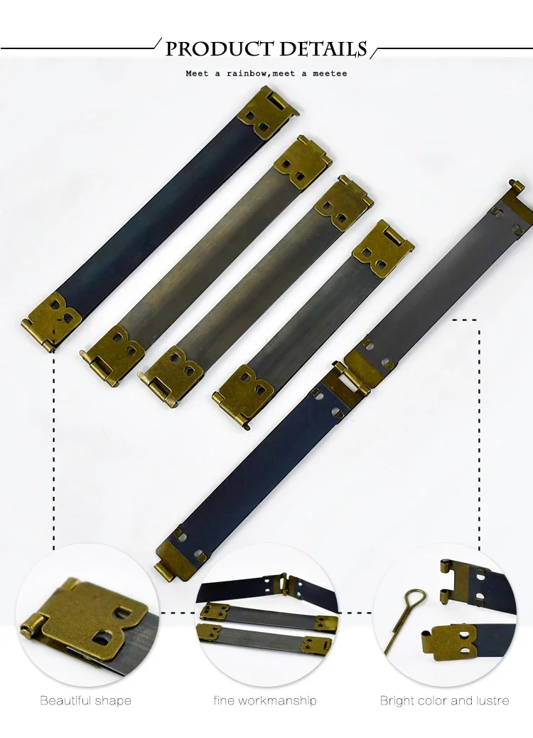 10Pcs 8.5-20cm Metal Internal Purse Frame Flex Bracket Kiss Clasp Lock Bag Closure for Sewing Handbag Craft Accessories