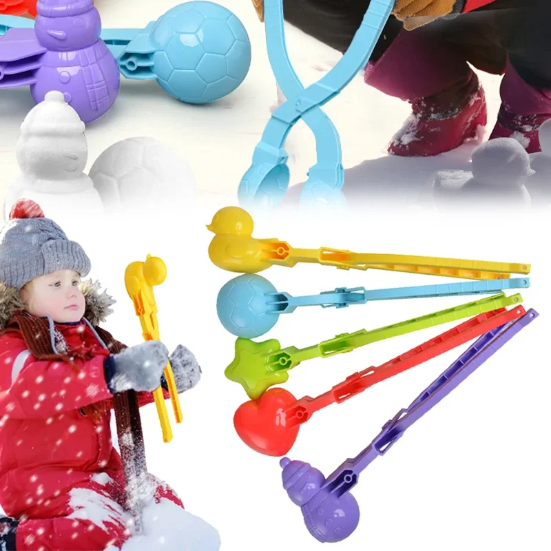 Schneeball Clip Schnee Greifen Klemmen Werkzeug Multi-form Cartoon Schneebälle Grabber Werfen Schnee Ball Sport Spielzeug Kinder Spielzeug