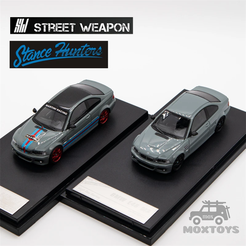 

Stance Hunters x Street Weapon 1:64 E46 M3 Cement Diecast Model Car