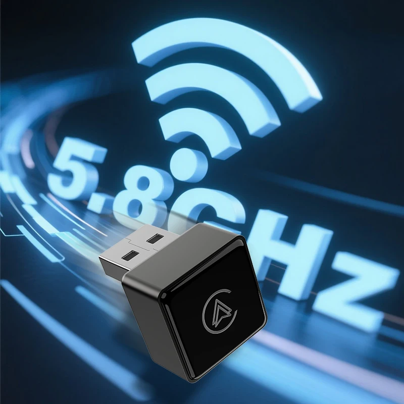 2 em 1 novo mini adaptador ai box com fio para carplay sem fio e android auto apto para 99% de carros plug & play wifi dongle inteligente nova atualização