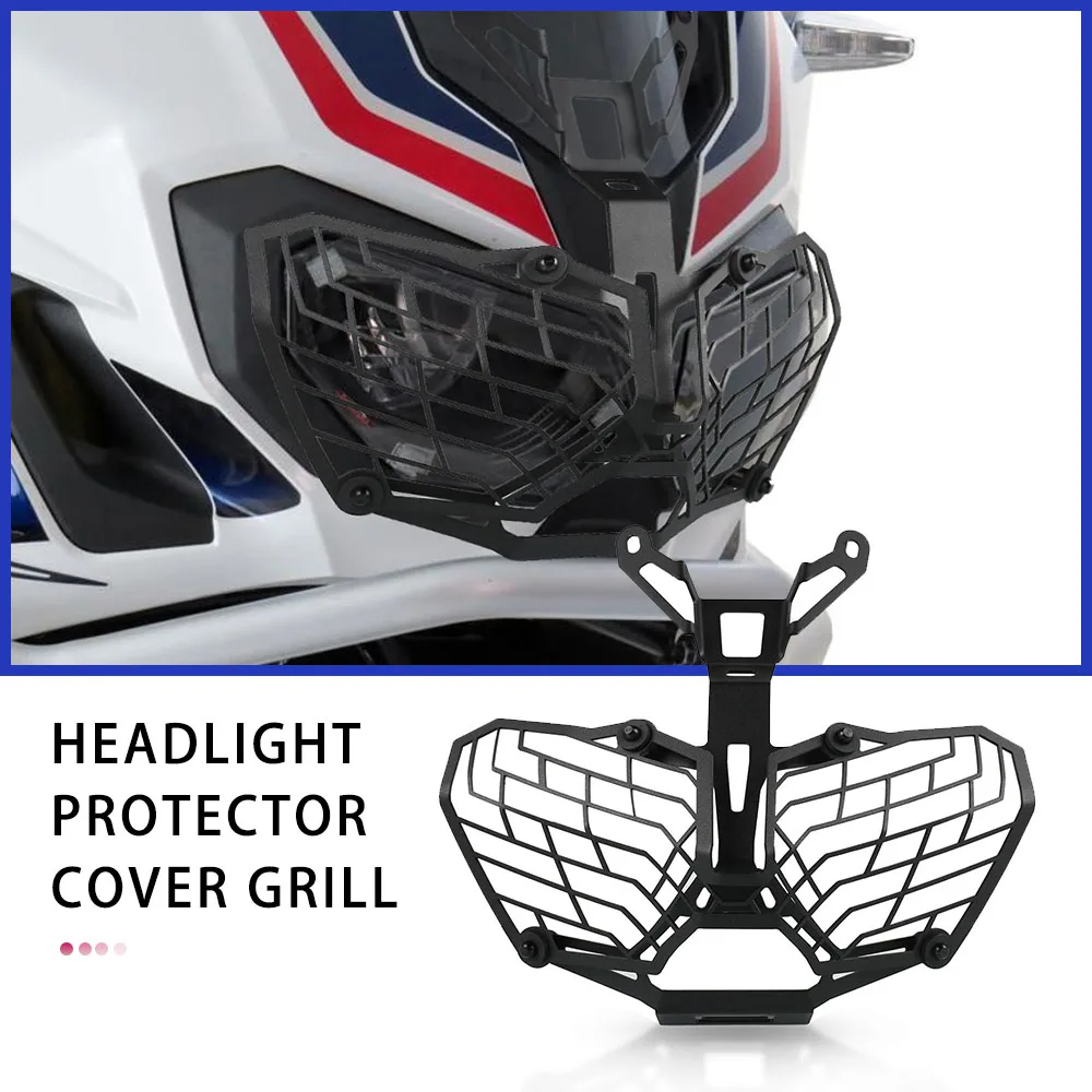 

Motorcycle Grille Headlight Protector Guard Lense Cover For HONDA CRF1000L AFRICA TWIN 2016-2017 2023 2022 CRF 1000L CRF 1000 L