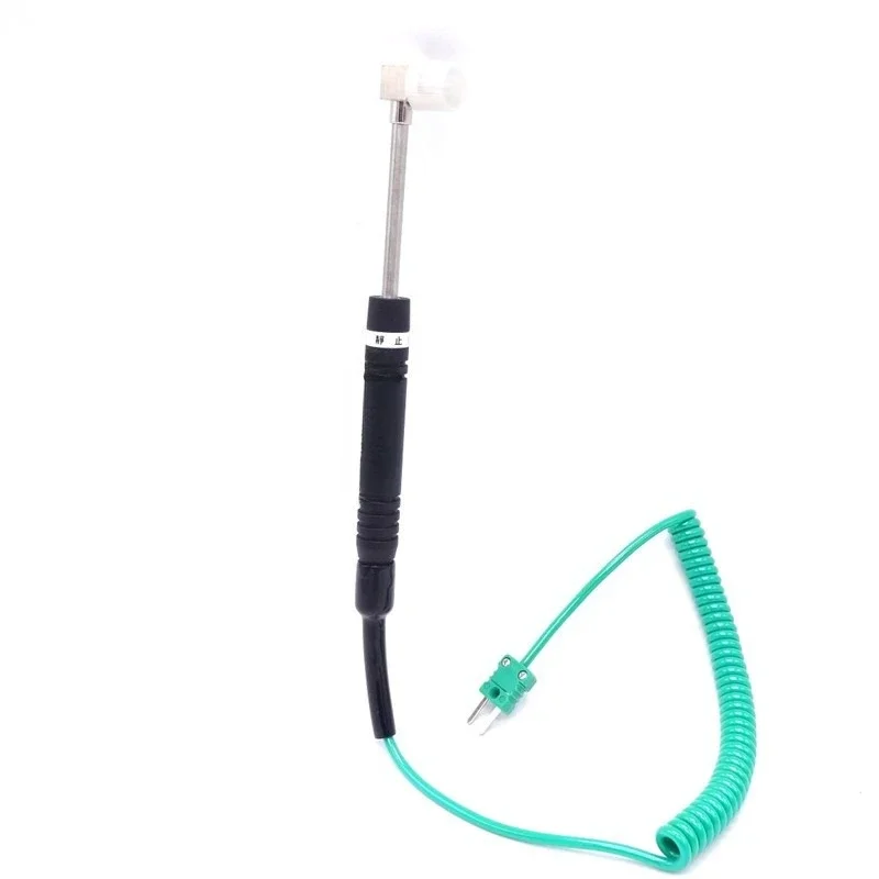 

Elbow Flake Type K Surface Thermocouple Die Solid State Thermometer Probe NR81546B Mesh