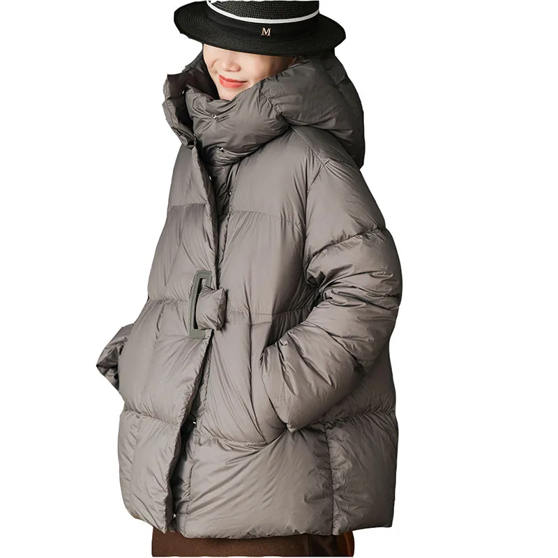 2024 Winter New Hooded Women Down Jacket Women\'s Thick Warm Winter White Duck Down Fashion Coat Winter Women\'s Down Jacket H46