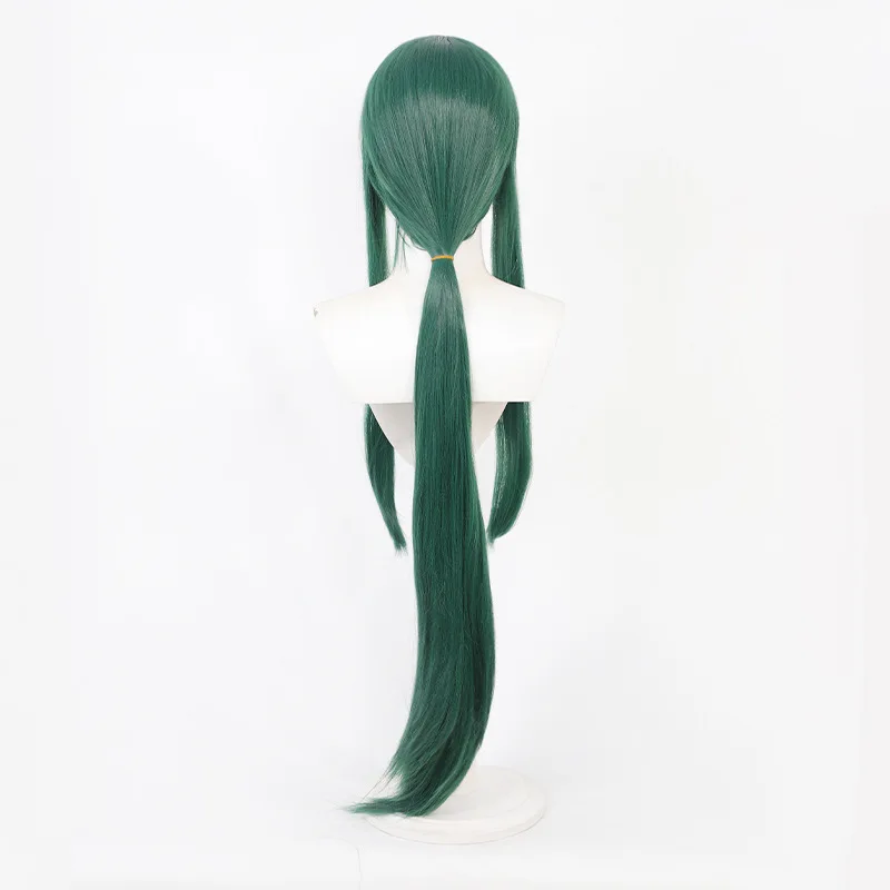 باروكة Zenless Zone Zero Ellen Joe التأثيرية، شعر صناعي طويل أخضر مقاوم للحرارة