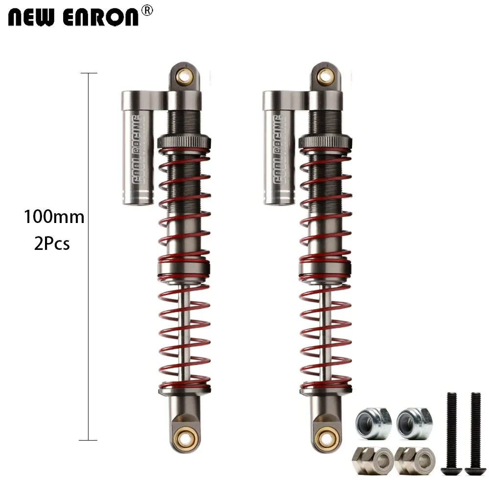 NEW ENRON Aluminum Alloy 90/95/100/105/110/115mm Oil Shock Absorber 2Pcs/4Pcs For 1/10 RC Crawler Car AXIAL SCX10 TRX4 D90 CC01