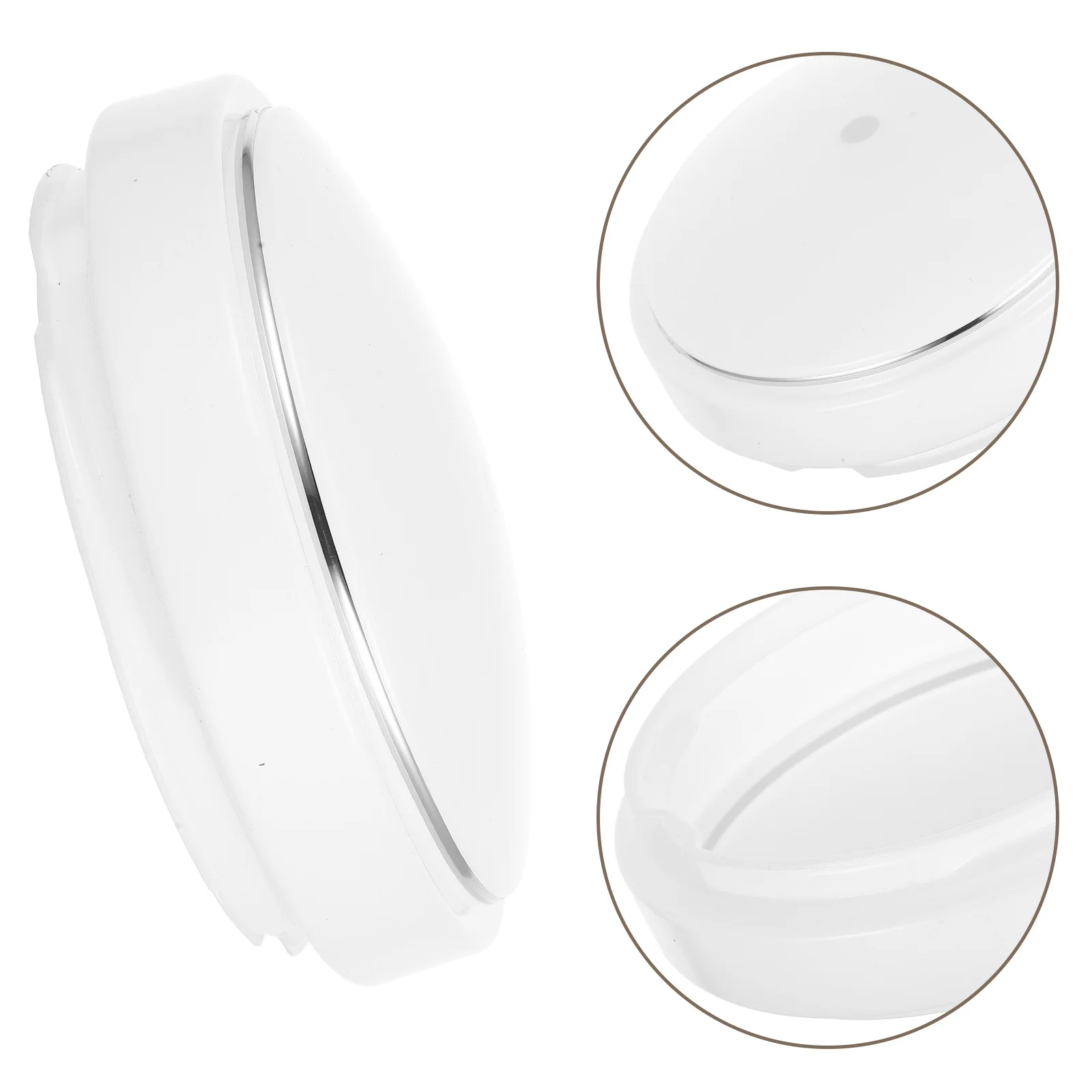 

Круглый абажур-накладка для потолочного светильника, многоразовый пластиковый аксессуар для лампы для дома, офиса, кухни, ванной комнаты