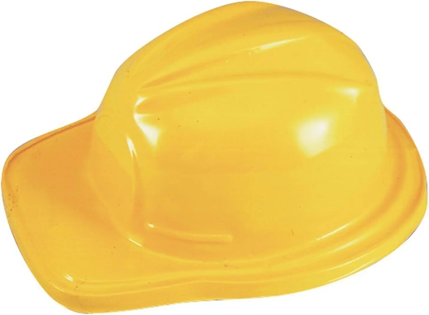 

12 Pack Plastic Construction Hats for Kids - Yellow Hard Hats for Dress Up & Role Play