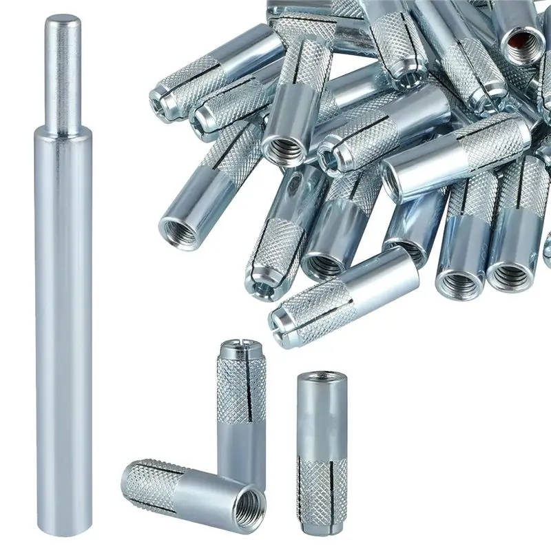 

Анкеры MOPHE-Drop In с 1 ручным инструментом для установки, распорные анкеры с внутренней резьбой 3/8"-16 для бетона, 30 шт.