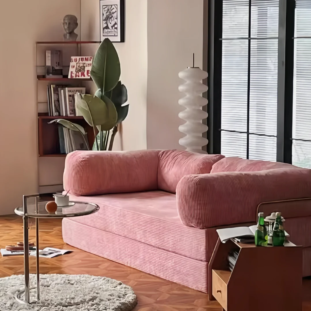 

European modular vacuum compression sofa with fabric cover sponge for office, hotel, apartment, living room