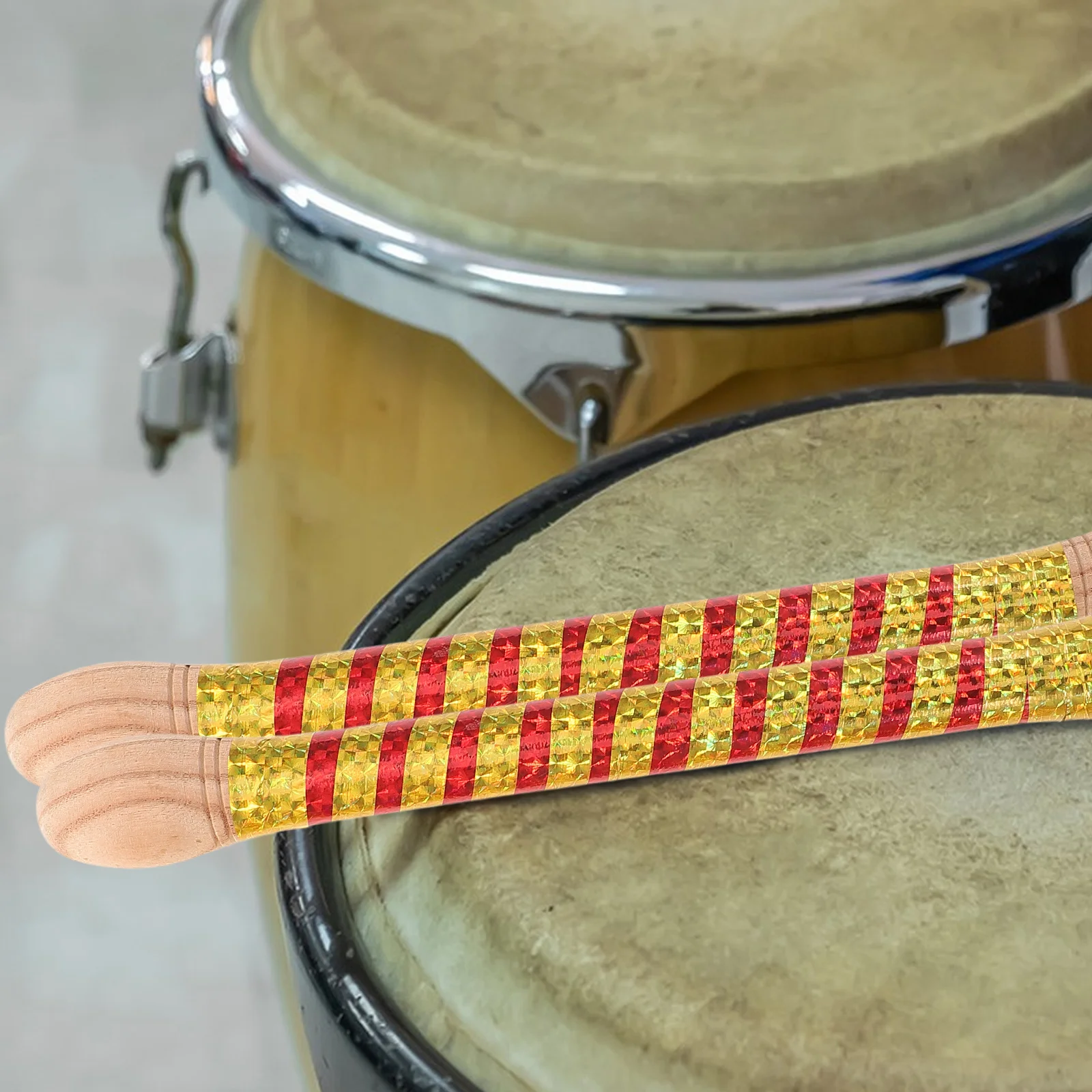 

Locust Wood Drumsticks Bulk Multi-Color Sticks for Kids Adults Compatible with Electric Air Drum Wood Drum Sticks Set
