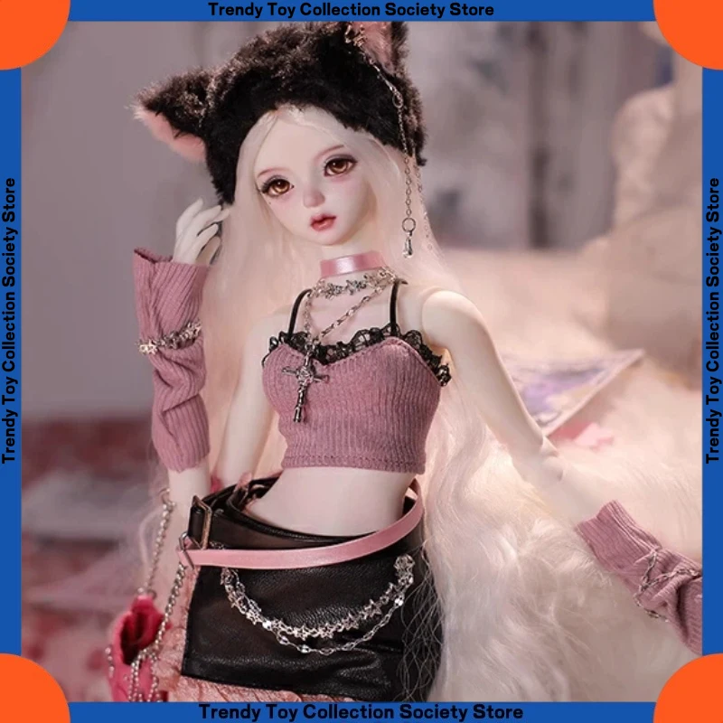 A boneca Shugafairy Bjd de quatro quartos é travesso e fofa. É uma boneca genuína feita sob medida e um presente de feriado moderno