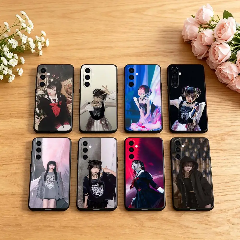 Чехол для телефона Phantom S-Siita Otomodachi, черный, силиконовый, мягкий, для Samsung Galaxy A73, A72, A71, A70, A53, A52, A51