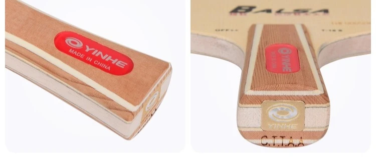 YINHE T-11S/10S Tischtennisschläger Balsa Leichtgewicht Carbonfaser T11 Klinge Original Galaxy Design Tischtennisschläger für Sport – Detail 3